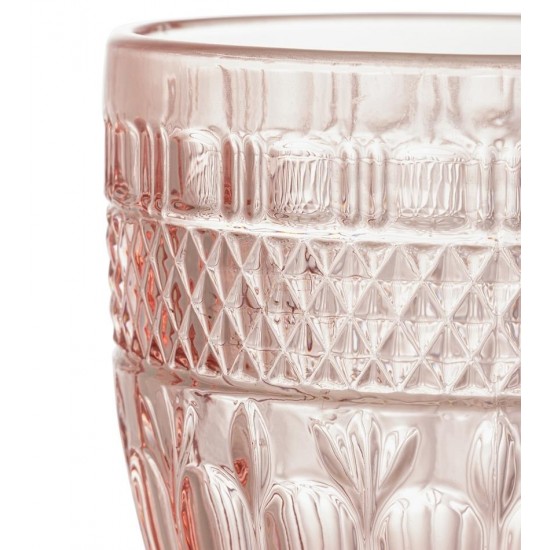 Jogo 6 Taças 345ml Brand Rosa Cristal Ecológico